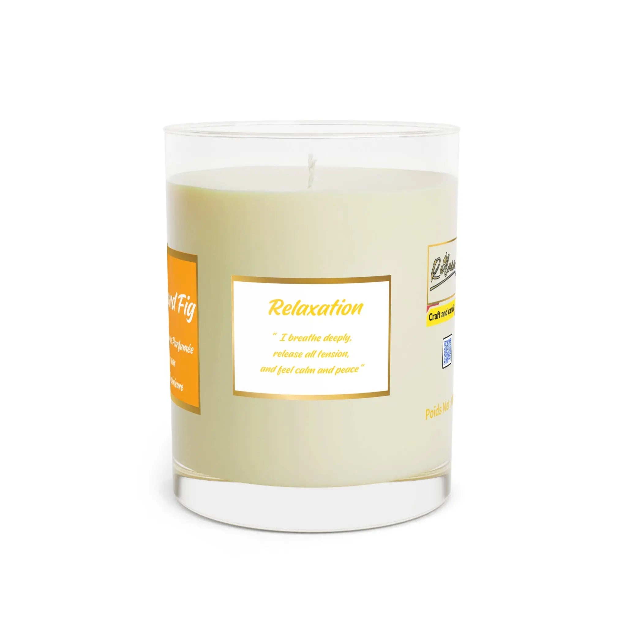 White Tea and Fig Relaxation Candle - 11oz Printify