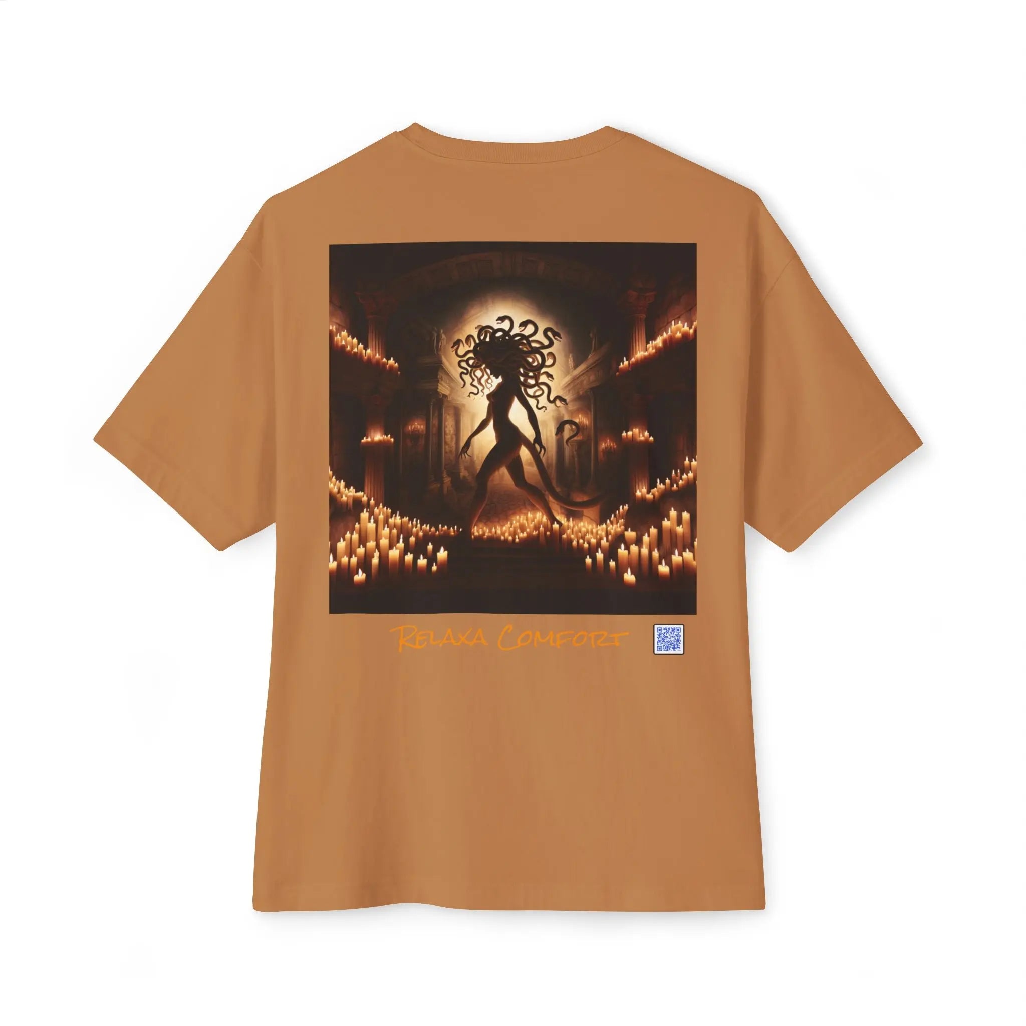 Mystical Medusa Oversized Tee - Unisex Graphic Tee for Art Lovers Printify