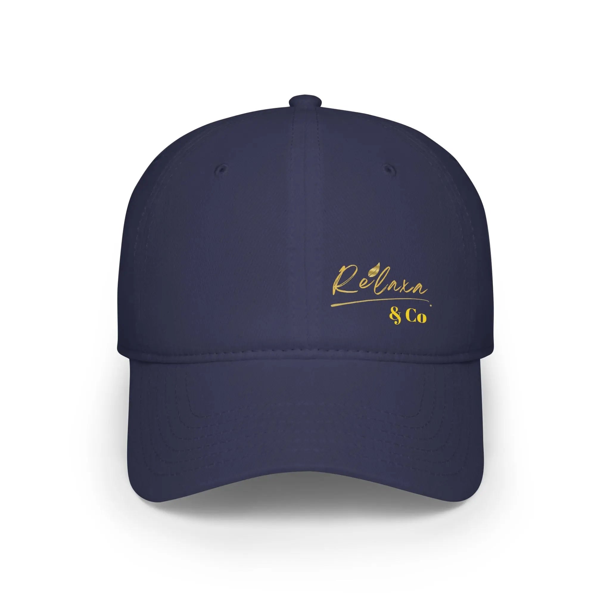 Relaxa Red Baseball Cap - Stylish Low Profile Cap for Casual Outings Printify