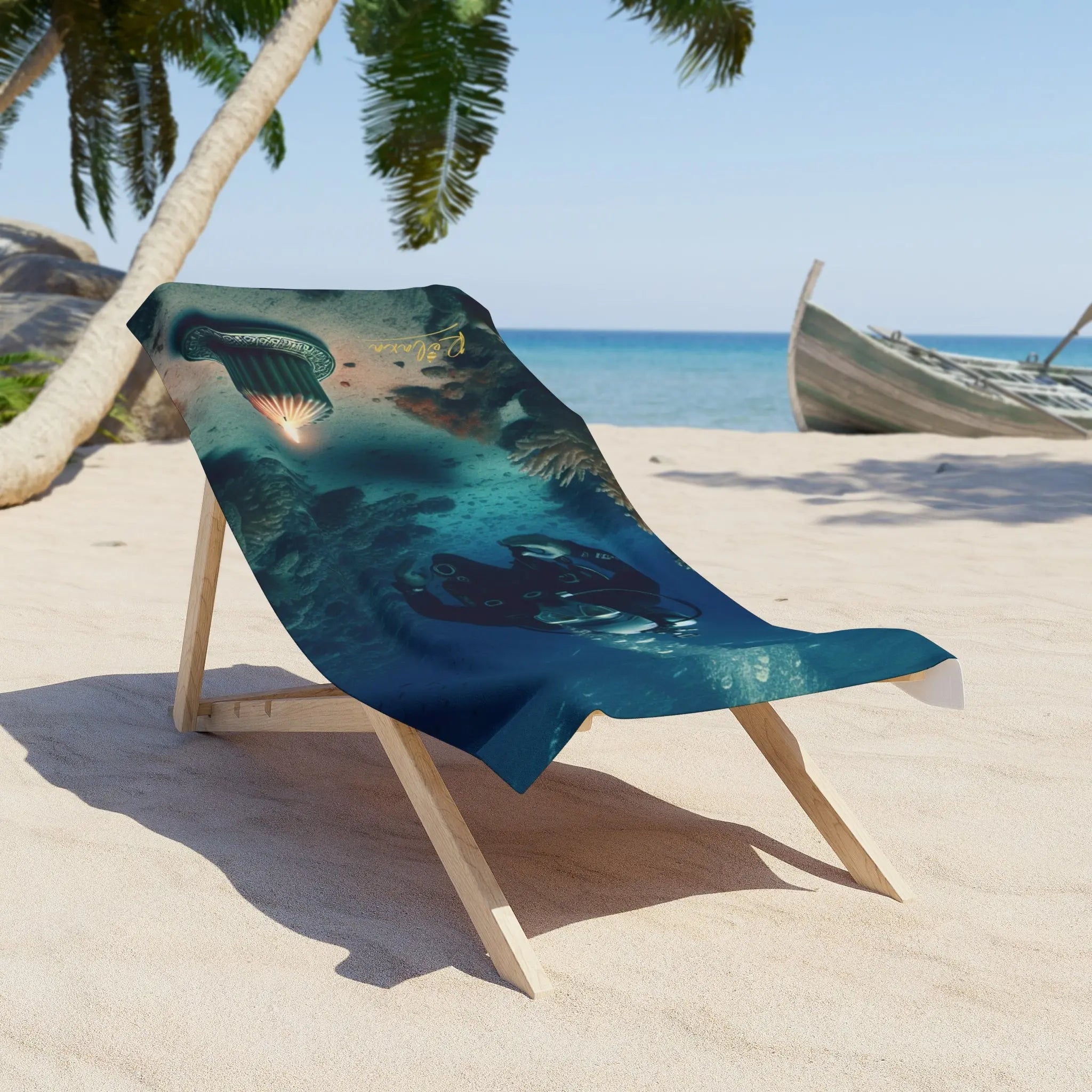 Tropical Ocean Beach Towel - Perfect for Summer Vibes Printify