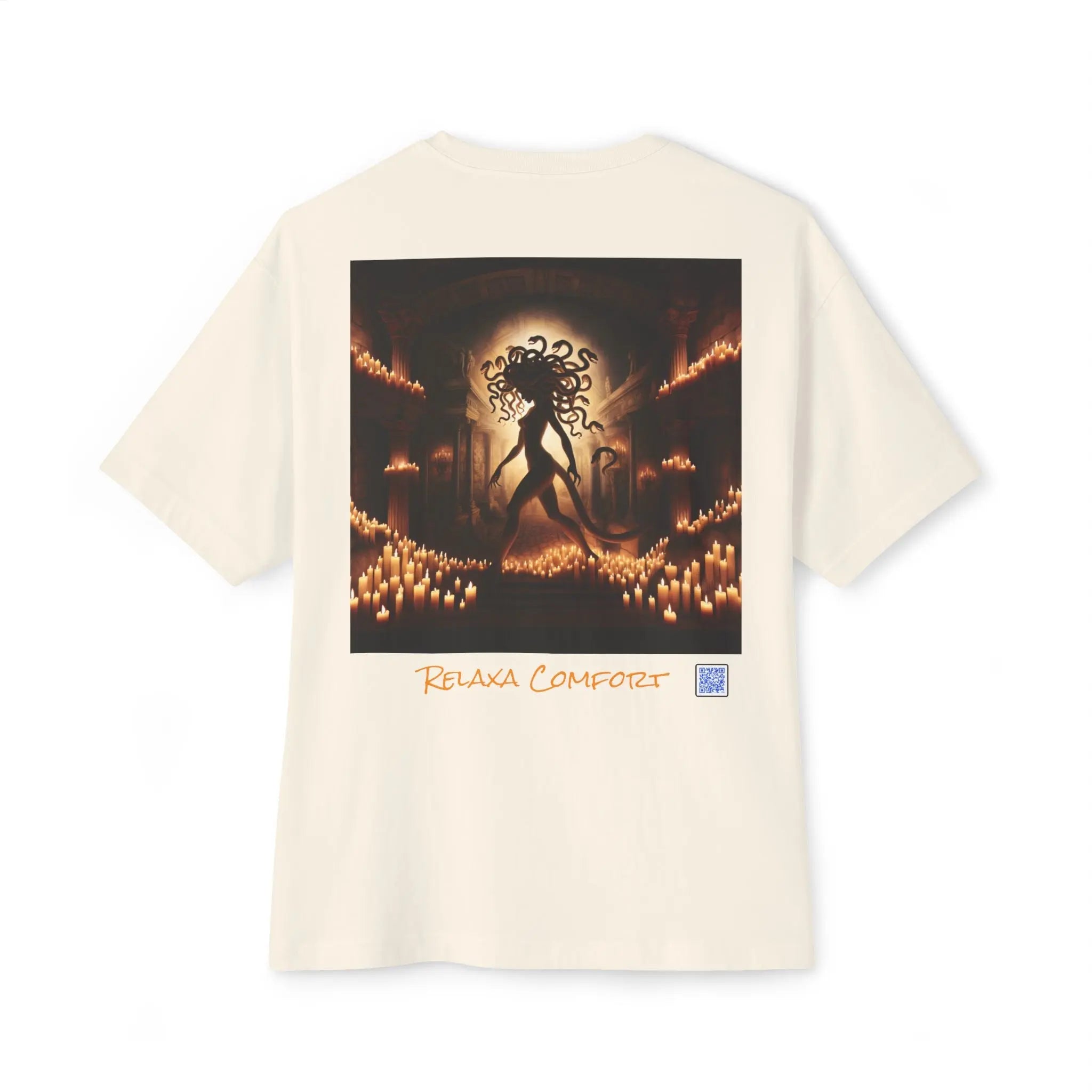 Mystical Medusa Oversized Tee - Unisex Graphic Tee for Art Lovers Printify