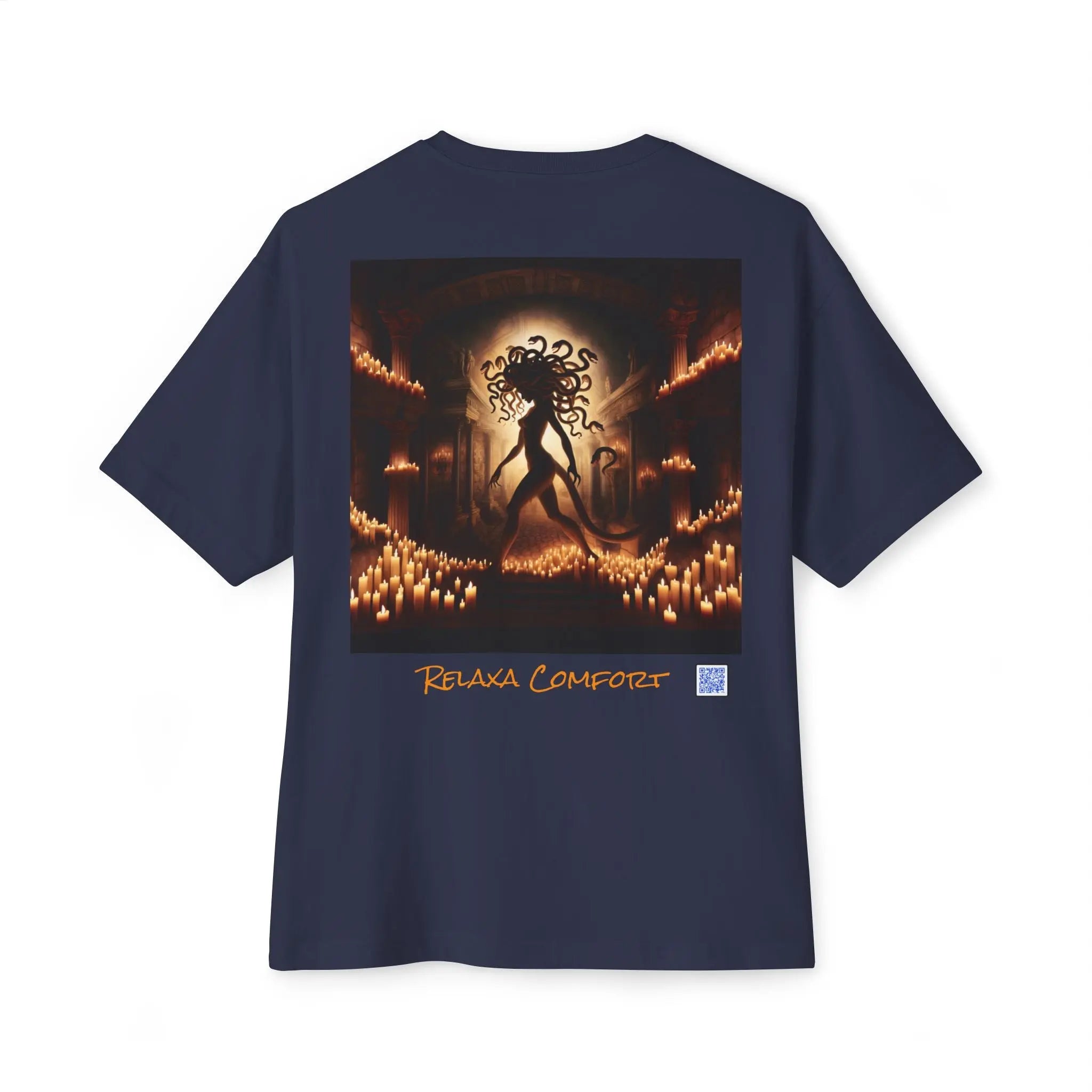 Mystical Medusa Oversized Tee - Unisex Graphic Tee for Art Lovers