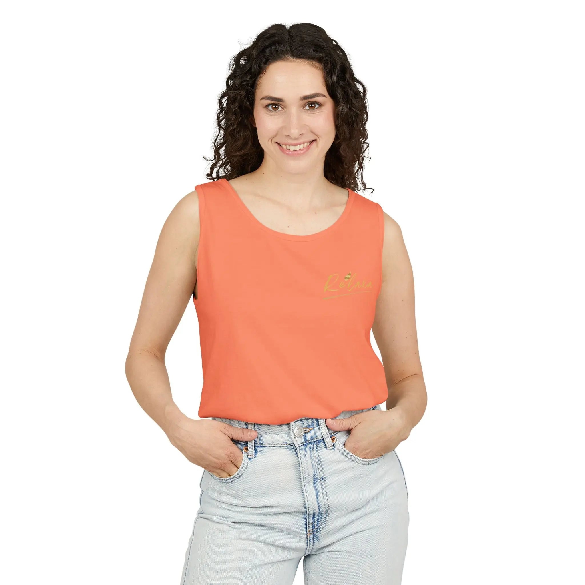 Unisex Relaxing Candle Graphic Tank Top - Perfect for Summer, Gifting & Relaxation Printify