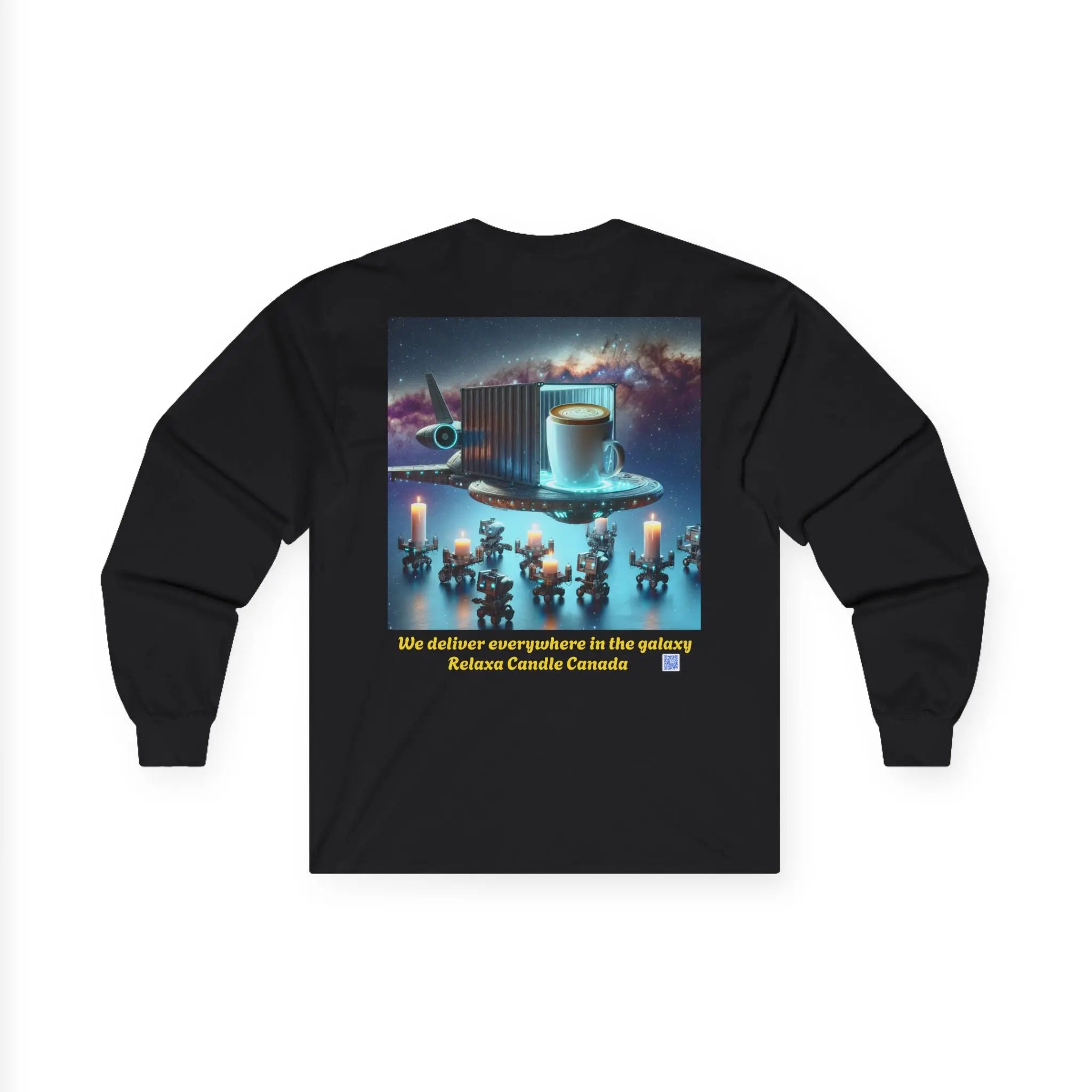 Relaxa Galaxy Unisex Ultra Cotton Long Sleeve Tee Printify