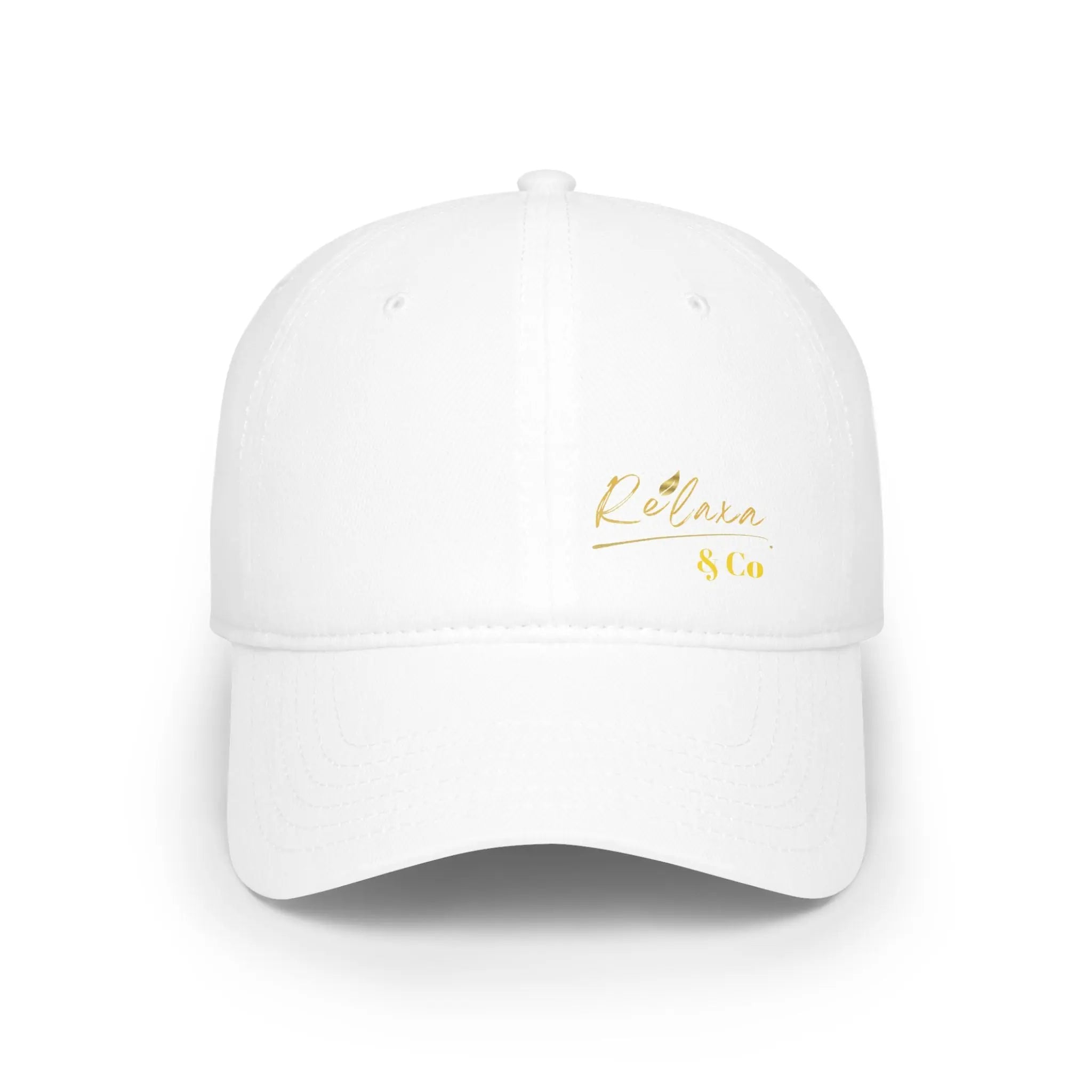 Relaxa Red Baseball Cap - Stylish Low Profile Cap for Casual Outings Printify