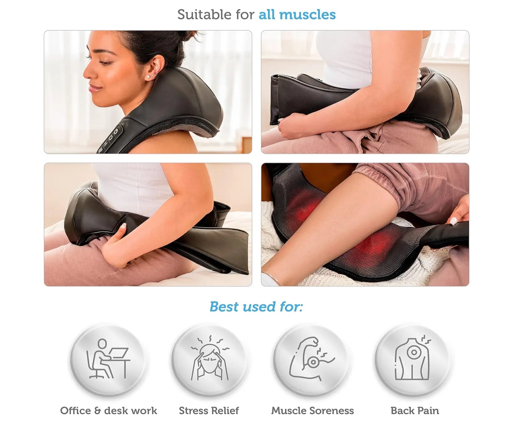 Neck massager Relaxa Candle Canada