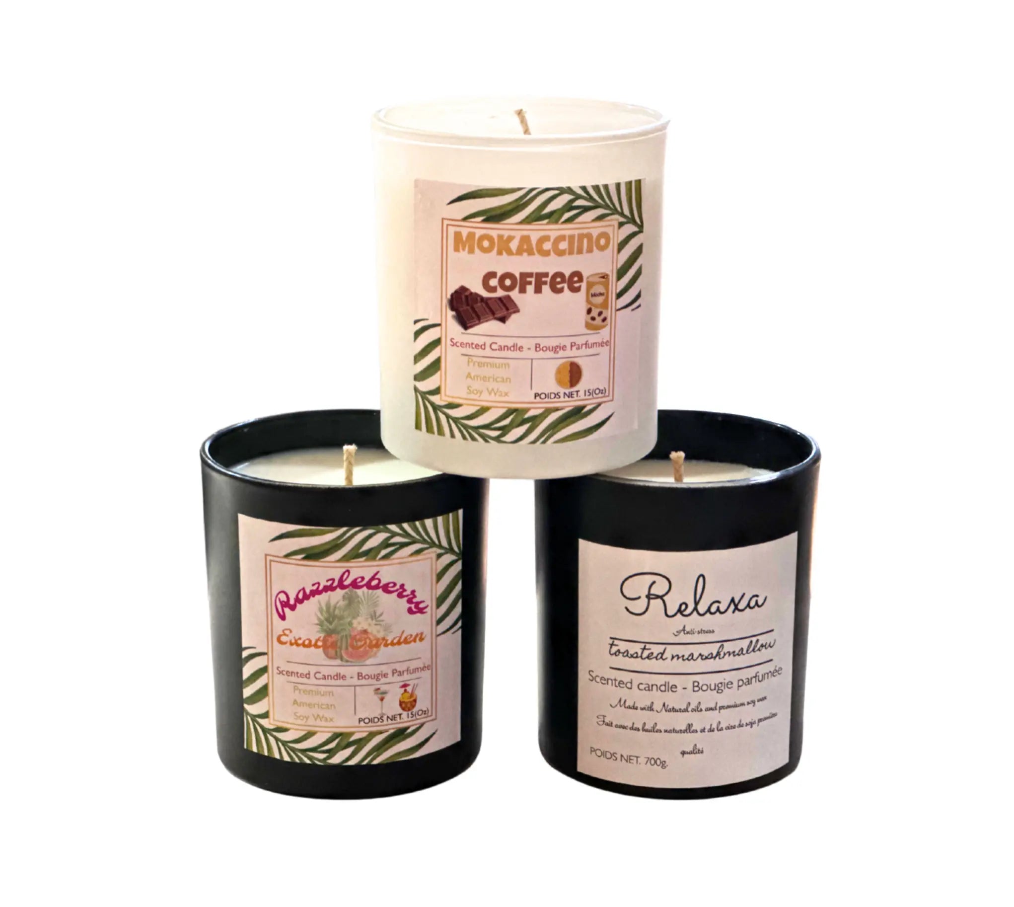 Scented Candle Set / Bundle Pack (3 SCENTED CANDLE 15oz) My Store