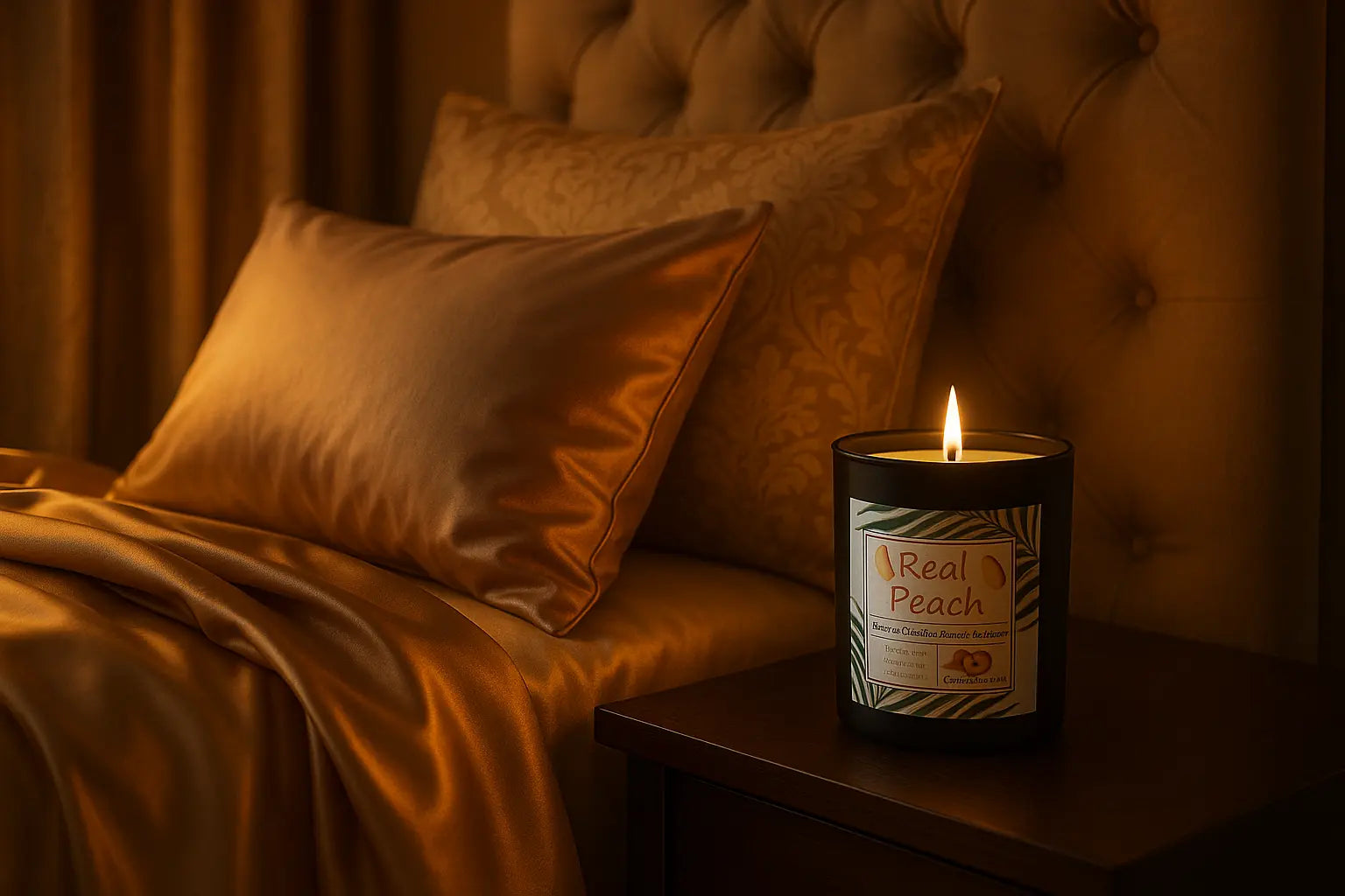 Real peach candle 15oz My Store
