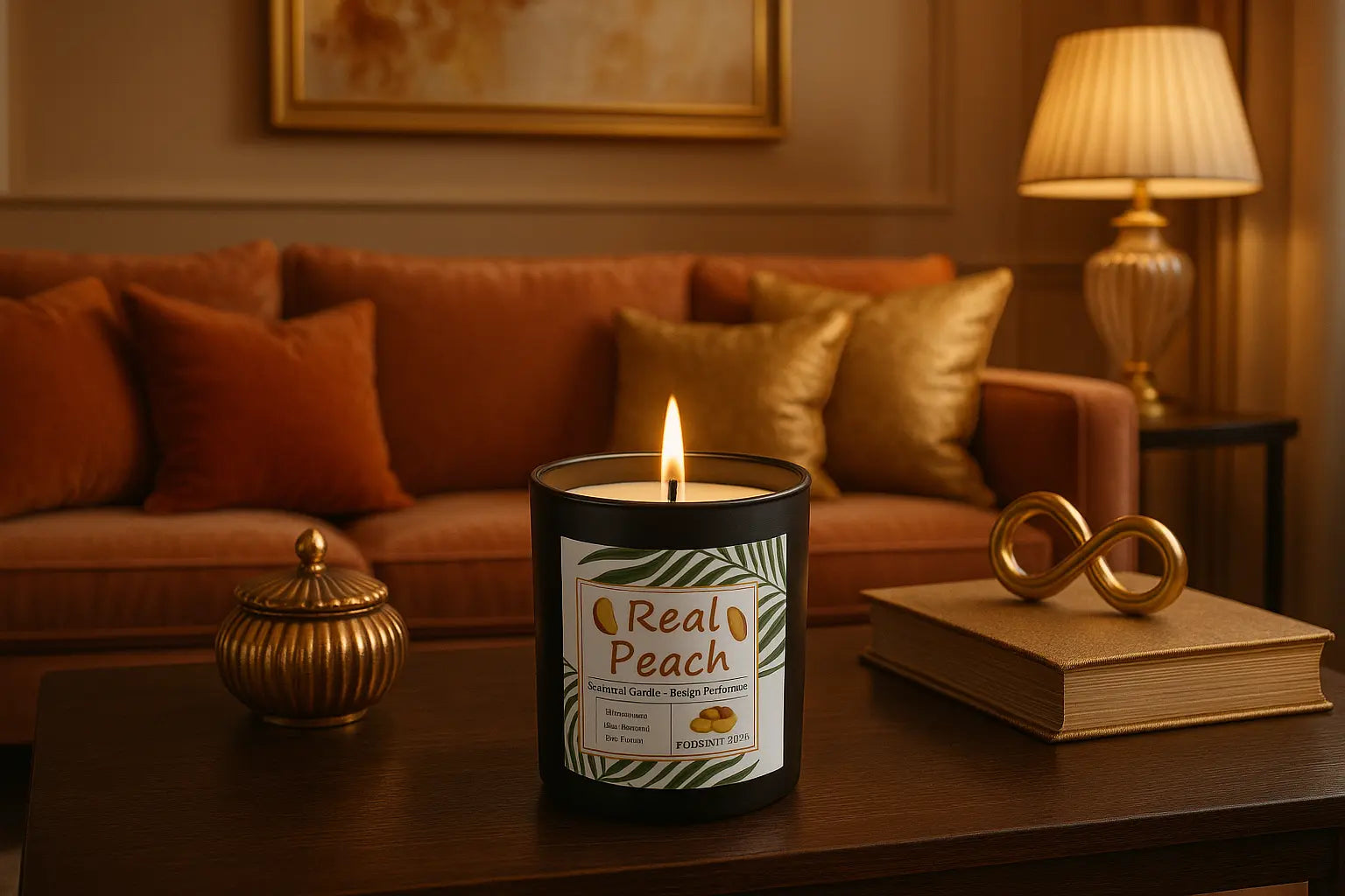 Real peach candle 15oz My Store