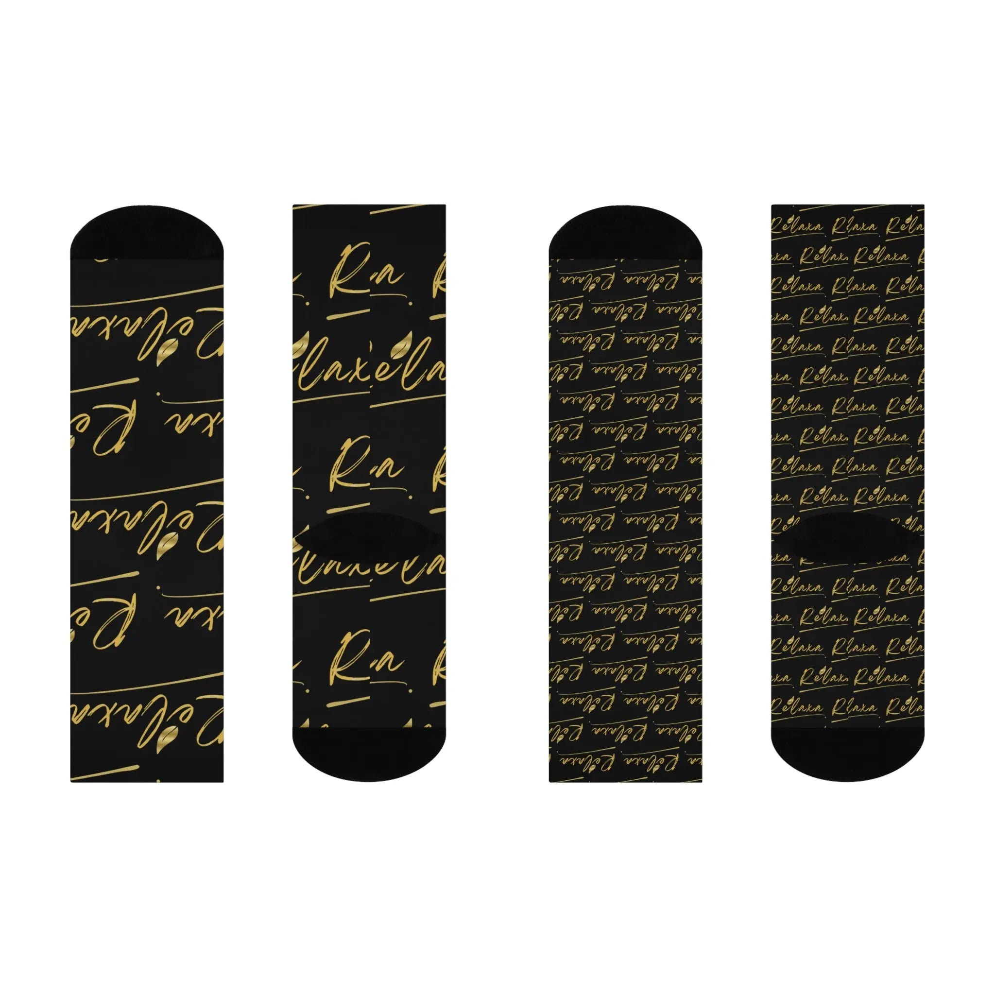 Copy of Relaxa Cushioned Crew Socks - Relax & Unwind Design Printify