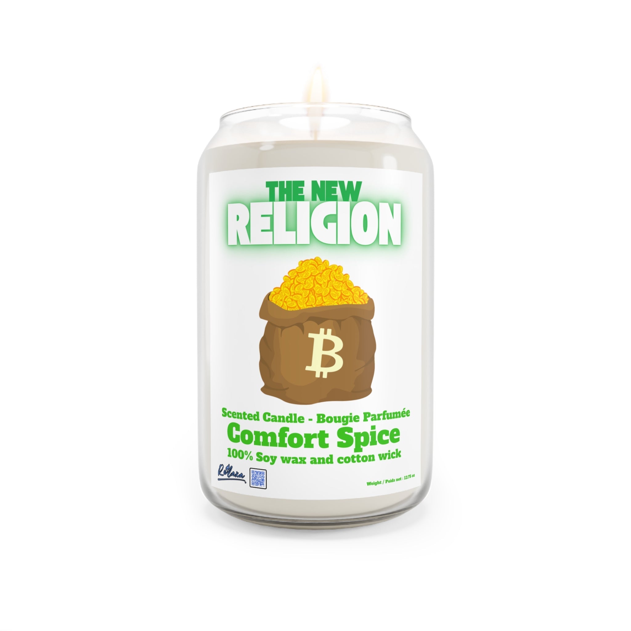 Bitcoin Candle - Scented Candle Printify