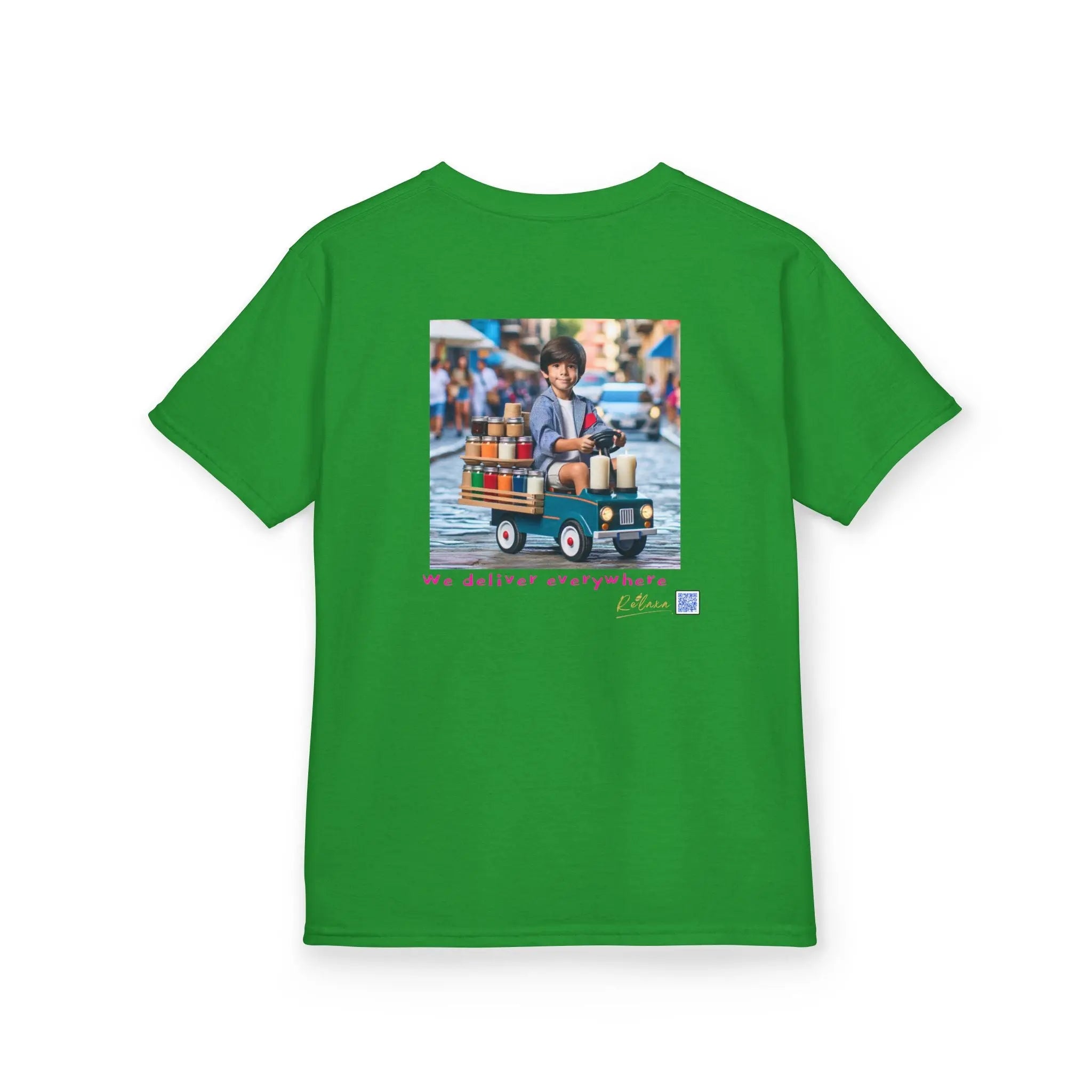 Cosmic Adventure Kids Tee - 'We Deliver Everywhere' Design Printify