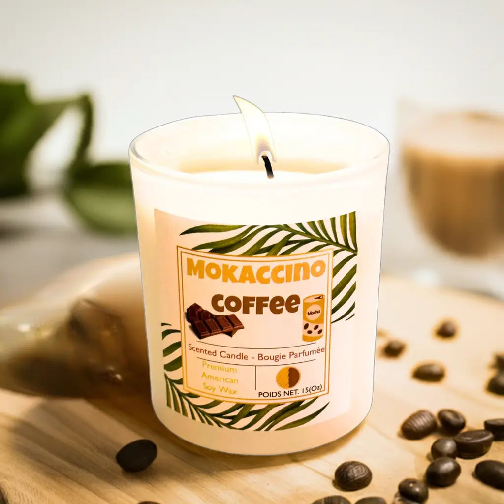 MOKACCINO COFFEE SCENTED CANDLE LUXURY MORNING 15oz My Store