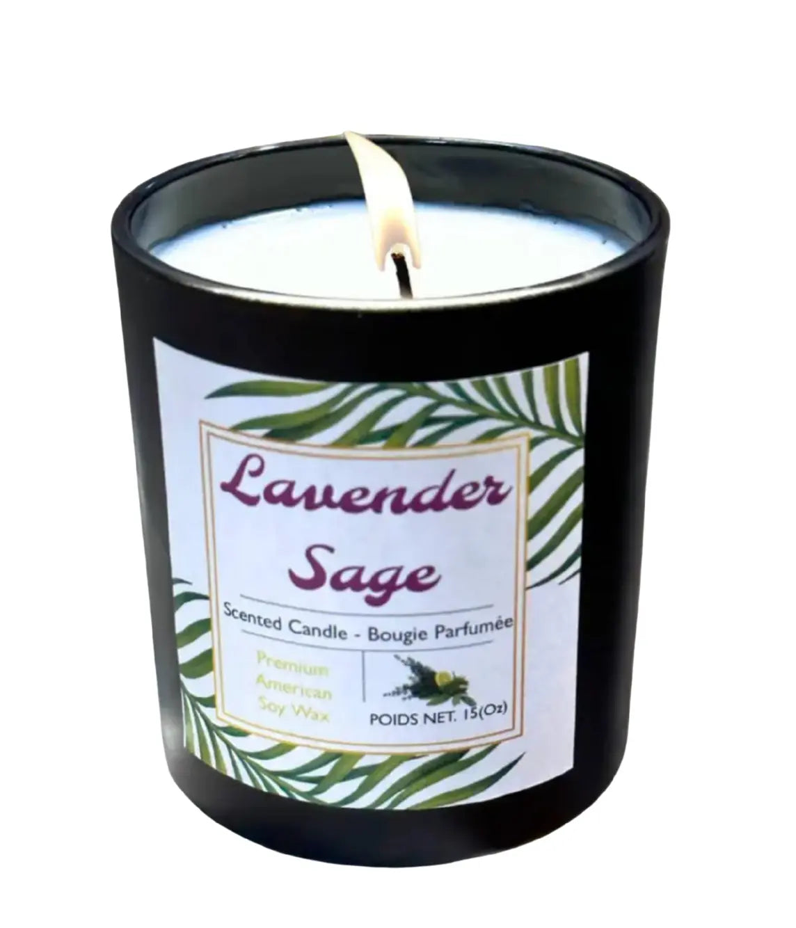 LAVENDER SAGE SCENTED CANDLE 15oz My Store