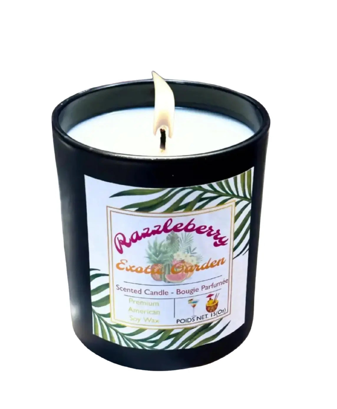RAZZLEBERRY EXOTIC GARDEN SCENTED CANDLE 15oz My Store